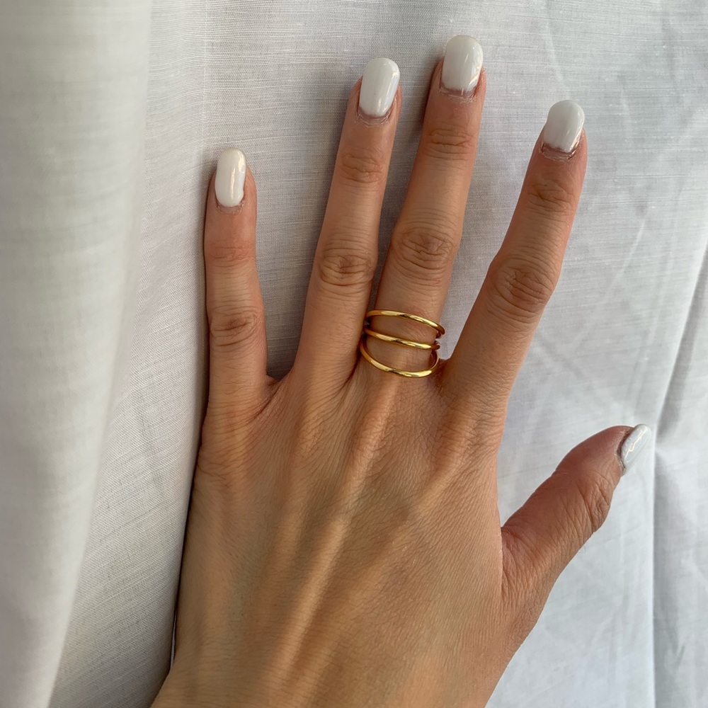 [🍍2 for $22] Minimalist Gold Wrap Ring